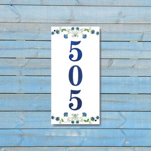 Personalisierte Keramikhausnummern, Hausnummernplakette, individuelle Hausnummer, Keramikadressenplakette Bild 6