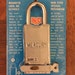 SALE! Mercury Mark II Magnetic Padlock and 2 Keys Vintage Collectible --NEW--Sealed--Rare Lock