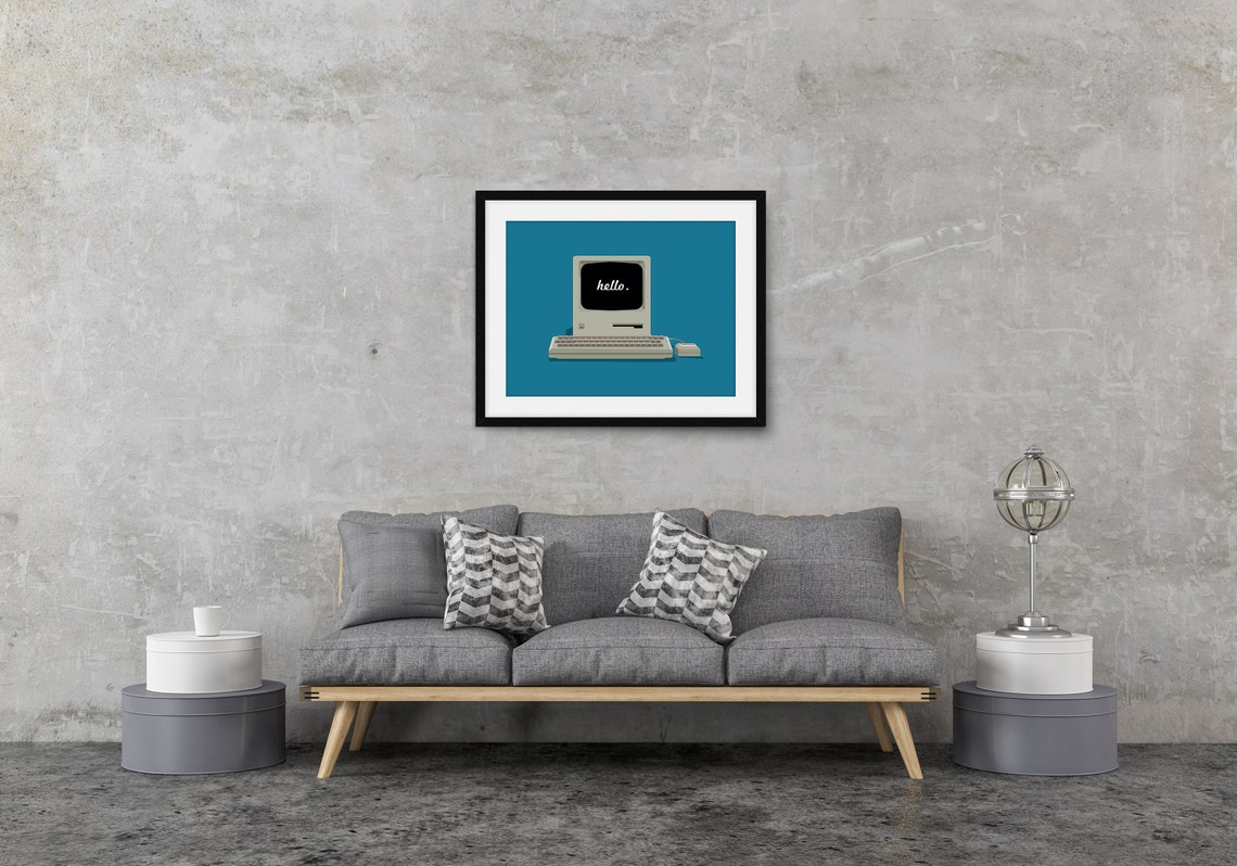Apple Mac One Computer Poster Print. Etsy