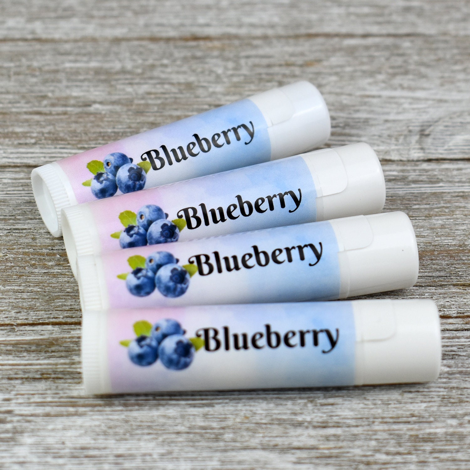 Blueberry Flavored Lip Balm Handmade All Natural Lip Balm Etsy