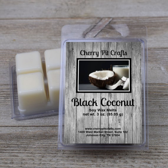 Black Coconut Soy Wax Melts - Handmade Soy Wax Melts