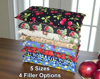 Fruit - Microwaveable Heating Pad: Cherry Pits, Rice, Walnut or Flax Seed