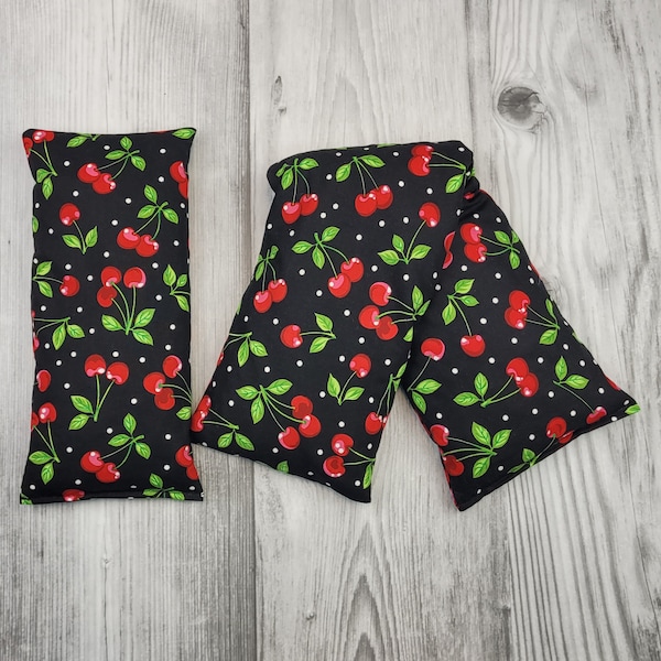 Cherry Pit Heating Pad - Cherries and Dots -  Microwaveable