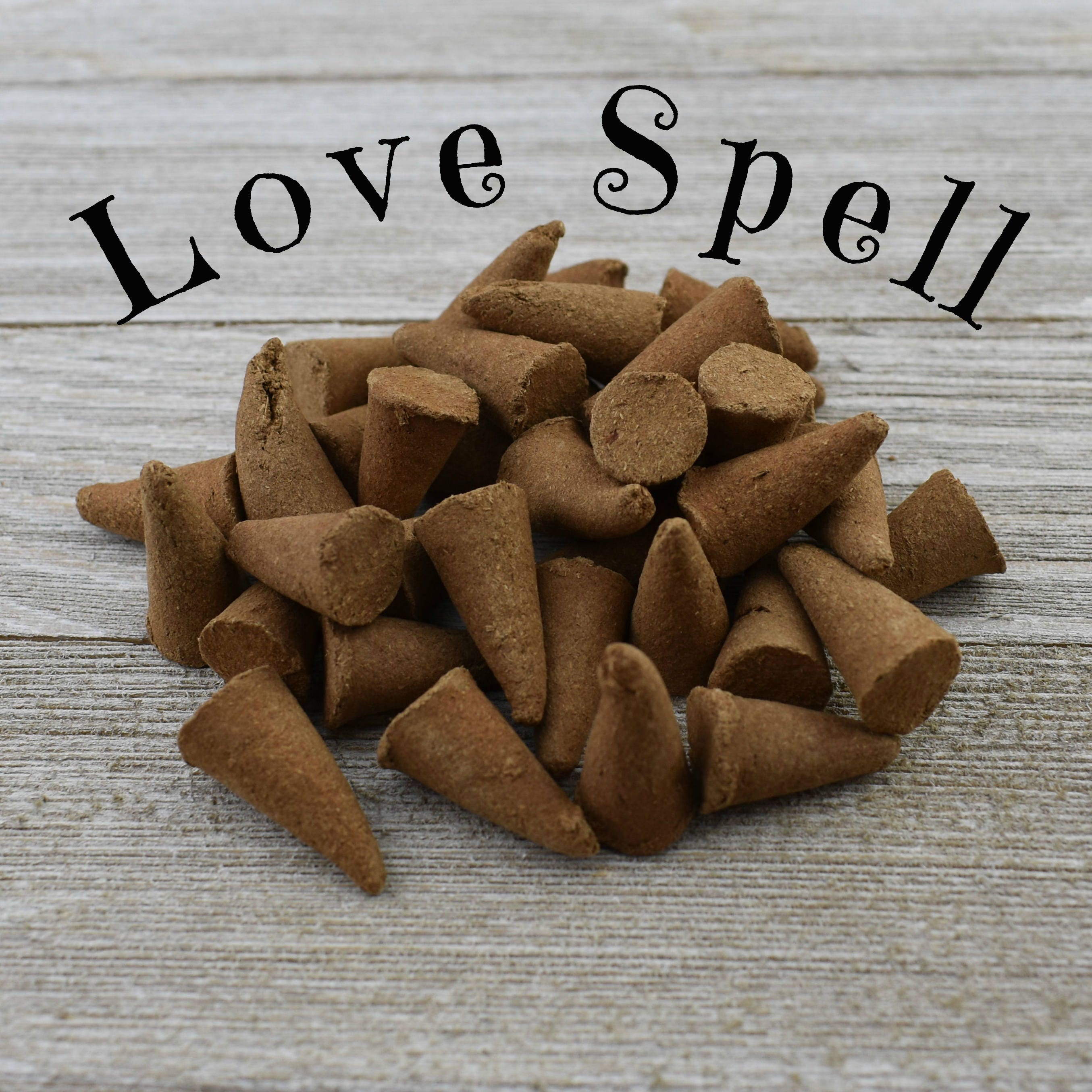 Love Spell Incense Cones Hand Dipped Incense Cones Etsy