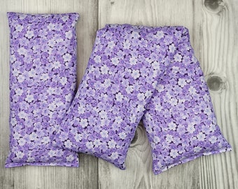 Cherry Pit Heating Pad - Purple Mini Floral