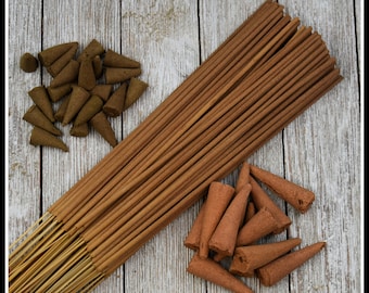 Bourbon Oak & Maple Hand Crafted, Scented Incense Made in the USA (Cones, Backflow and Sticks) *Limited*