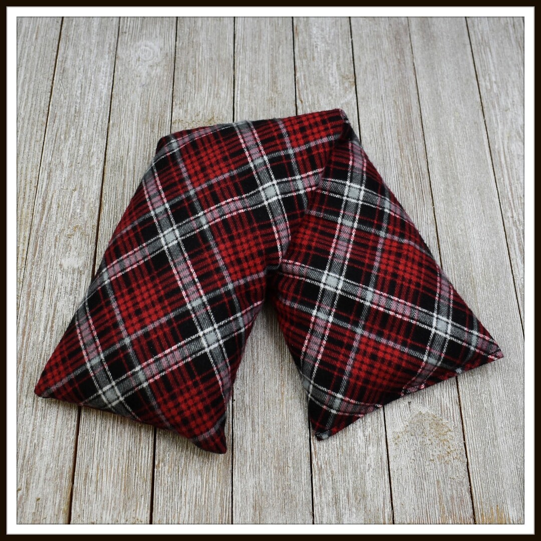 Cherry Pit Heating Pad Kate Red & Black Plaid Etsy
