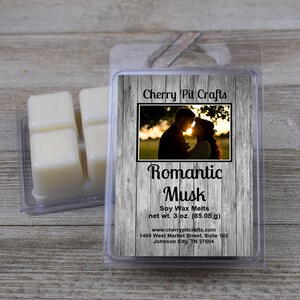 Romantic Musk Soy Wax Melts - Handmade Soy Wax Melts