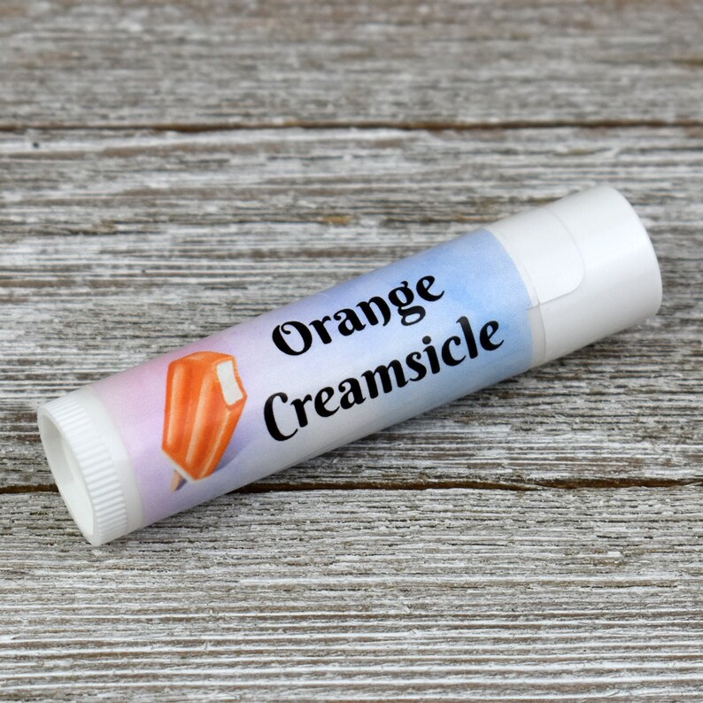 Orange Creamsicle Flavored Lip Balm Handmade All Natural Lip Etsy