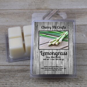 Lemongrass Soy Wax Melts - Handmade
