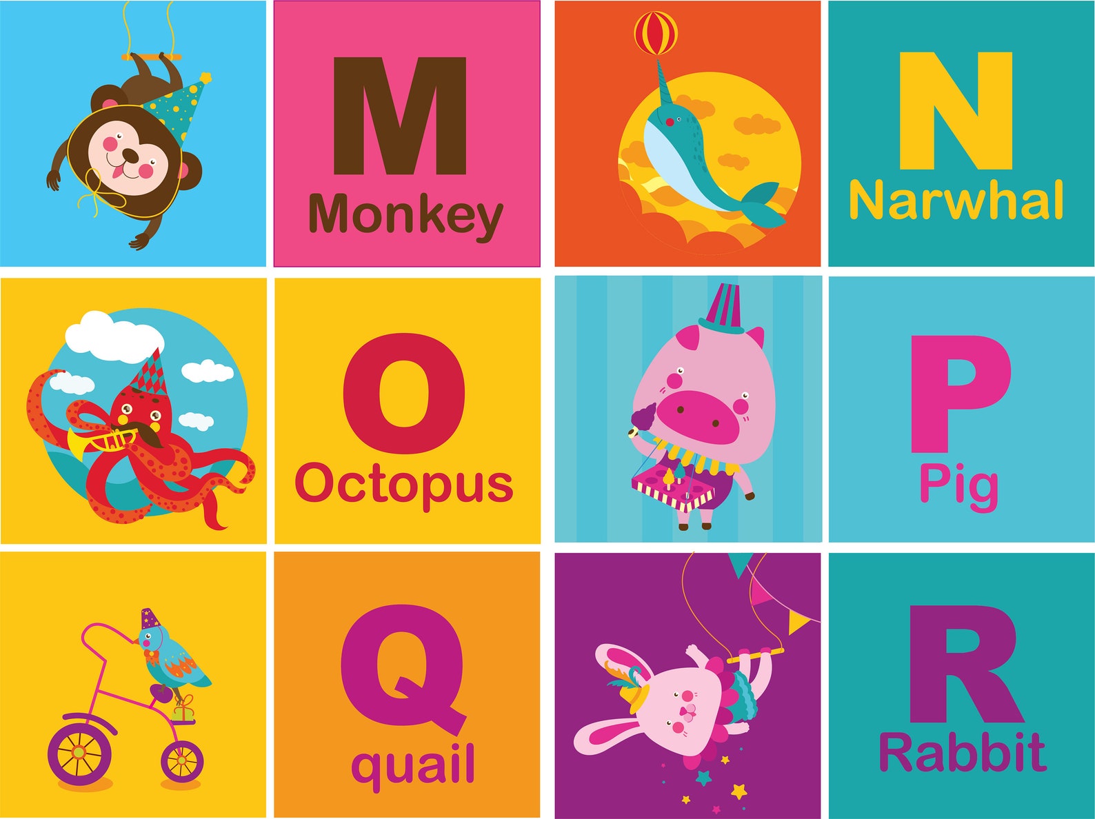 Alphabet Flashcards Digital Downloadprintable Flashcards ABC Etsy