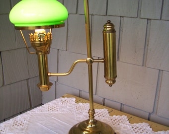 Brass Desk Lamp Etsy