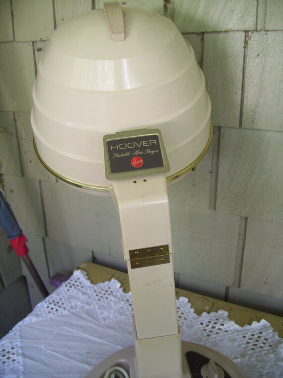 Vintage Hoover Tabletop Portable Hair Dryer Model 8241, Tabletop Hair