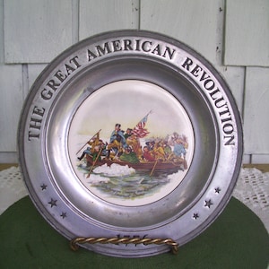 Bicentennial Pewter Plates - Etsy