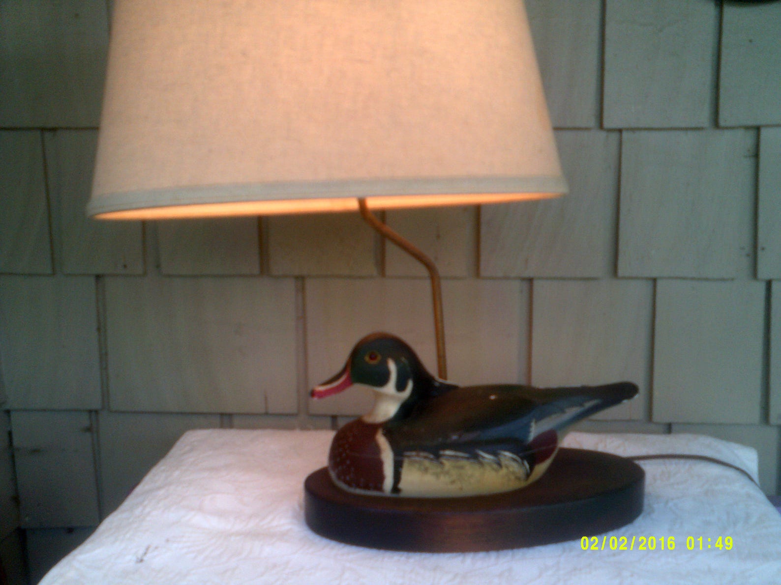 Vintage Wooden Duck Decoy Lamp by The Decoy Shop Freeport Etsy