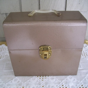 Vintage large Metal File Box (No Key), Made in USA by Amfile, Large Metal Box