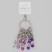 Set/5 Crochet Stitch Markers--Tiny Flowers, Pink/Purple/White