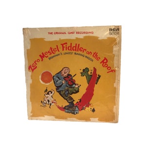 Fiddler on The Roof Original Vinyl 1964