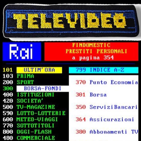 Toppa Termoadesiva Televideo