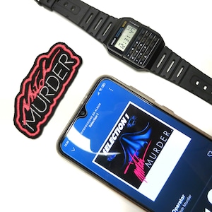 Mitch Murder New Retro Wave opstrijkbare patch