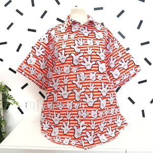 Topolino fatto a mano Formato camicia L XL