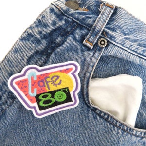 Ritorno al futuro Cafe 80&#39;s Iron on Patch