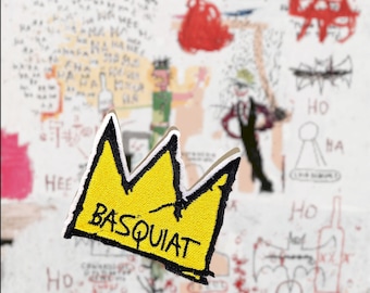 Toppa termoadesiva Jean Michel Basquiat