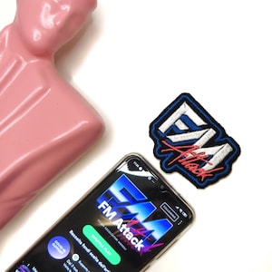 FM Attack New Retro Wave Iron on Patch
