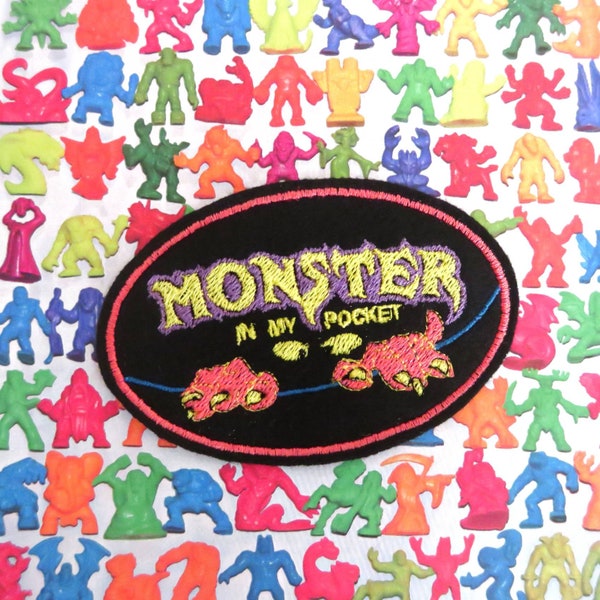 MONSTERS In My POCKET Iron On Patch