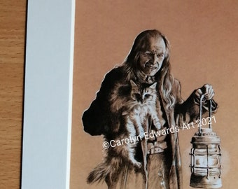 Argus Filch ~ 6x8 inch Mounted Print