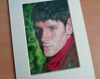 Emrys - 6 x 8 inch mounted Art Print