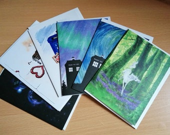 General Greetings Cards selection - Pack of 6 cards (10.5 x 14.8cm) - Your choice of designs.