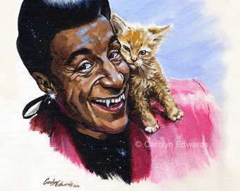 Cat and Kitten ~ Red Dwarf A4 Art Print (29.7 x 21cm)