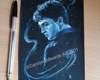 ORIGINAL ART - Harry Potter portrait (13 x 27 cm)