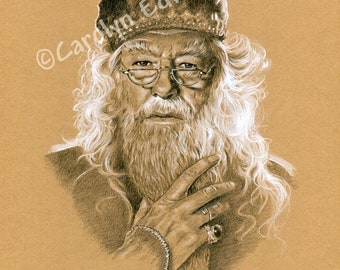 Headmaster - Dumbledore A4 Art Print (29.7 x 21cm)