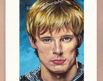 Arthur - 6 x 8 inch mounted Art Print