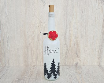 Black Forest light bottle with Bollenhut
