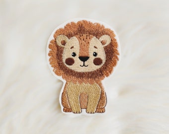 Iron-on patch, appliqué, small lion patch