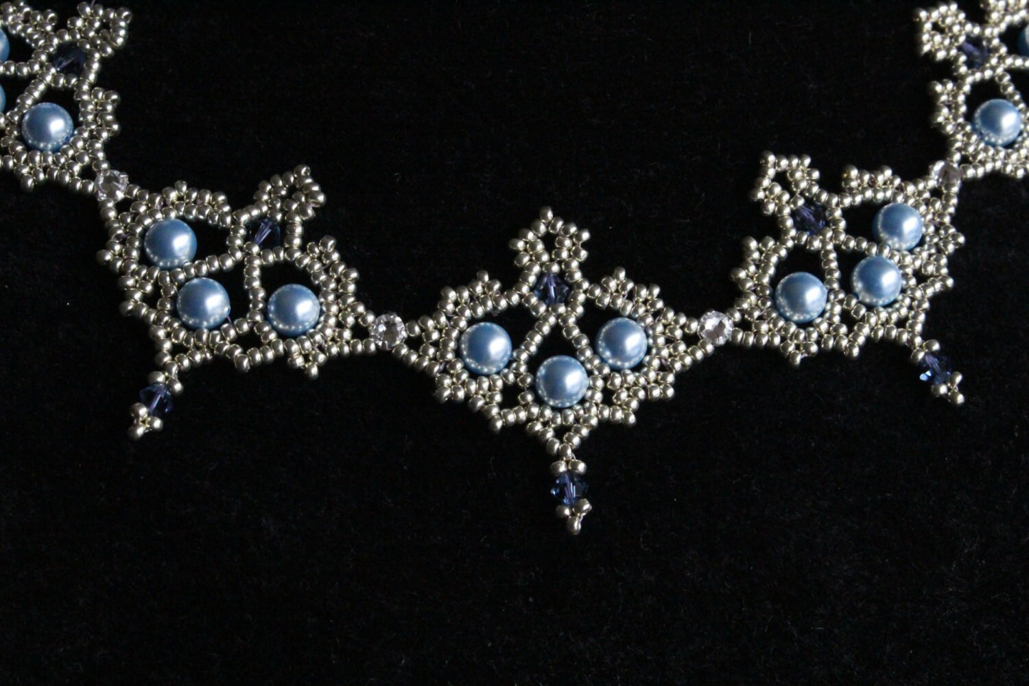 Beading Tutorial 'grace' - DIY Beading Pattern - Beaded Necklace With ...