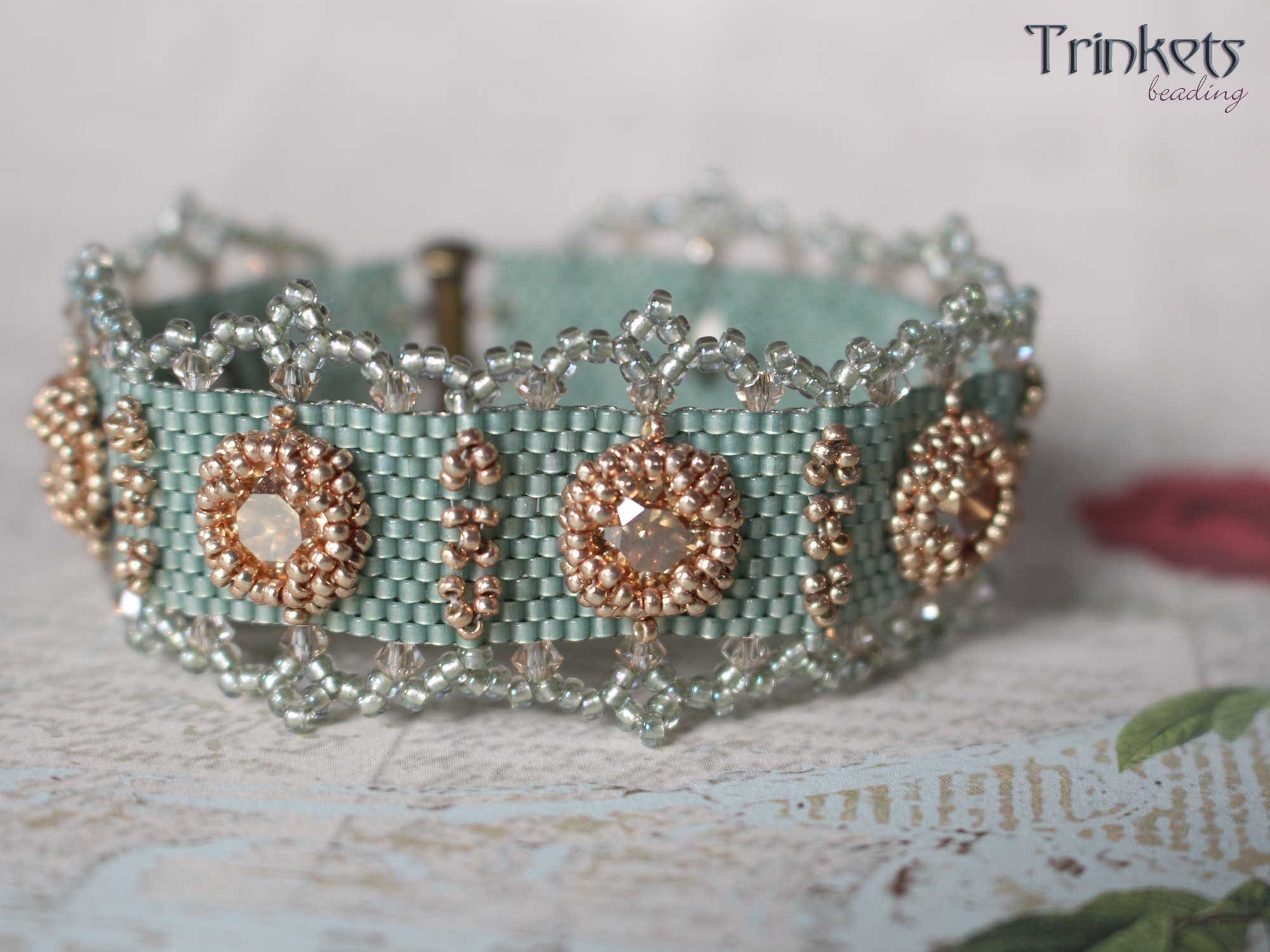 Tutorial for Beadwoven Bracelet 'myrcella' - PDF Beading Pattern - DIY ...