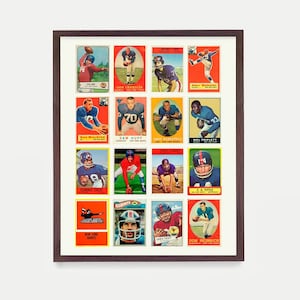 Vintage New York Football Karte Poster, Fußball Wandkunst, Mann Höhle Dekor, Kinderzimmer Sport Kunst, Fußball Fan Geschenk