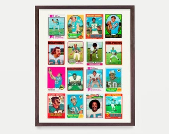 Vintage Fußball Karte Poster, Fußball Wandkunst, Fußball Dekor, Jungen Zimmer Kunst, Fußball Geschenk, Fußball Fan Geschenk