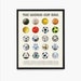 World Cup Ball Poster, Soccer Wall Art, Evolution of the Soccer Ball, Soccer Gift, Soccer Theme, Soccer Gift, Football Poster, Football Gift 