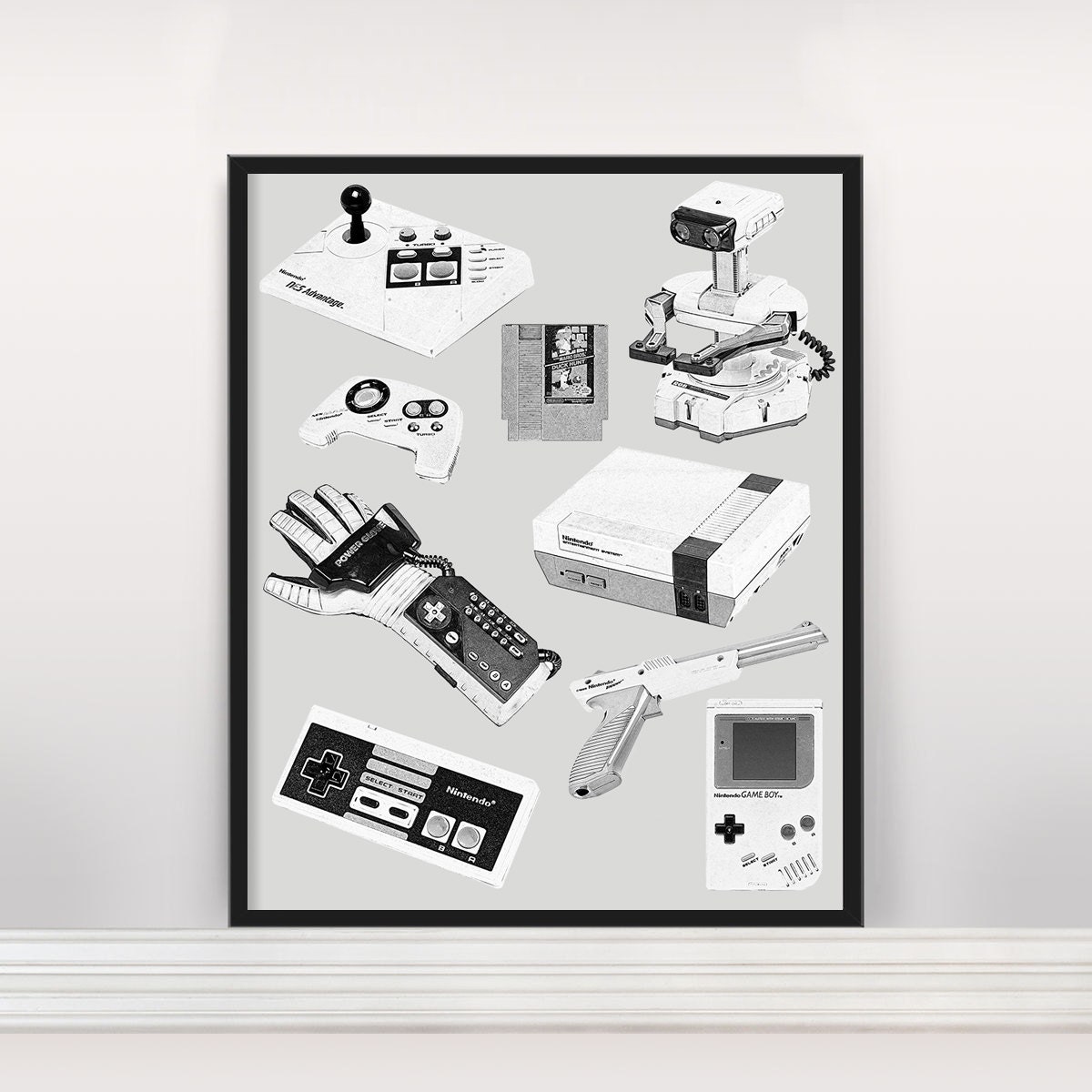 Classic Nintendo Video Game Poster Video Game Poster Etsy
