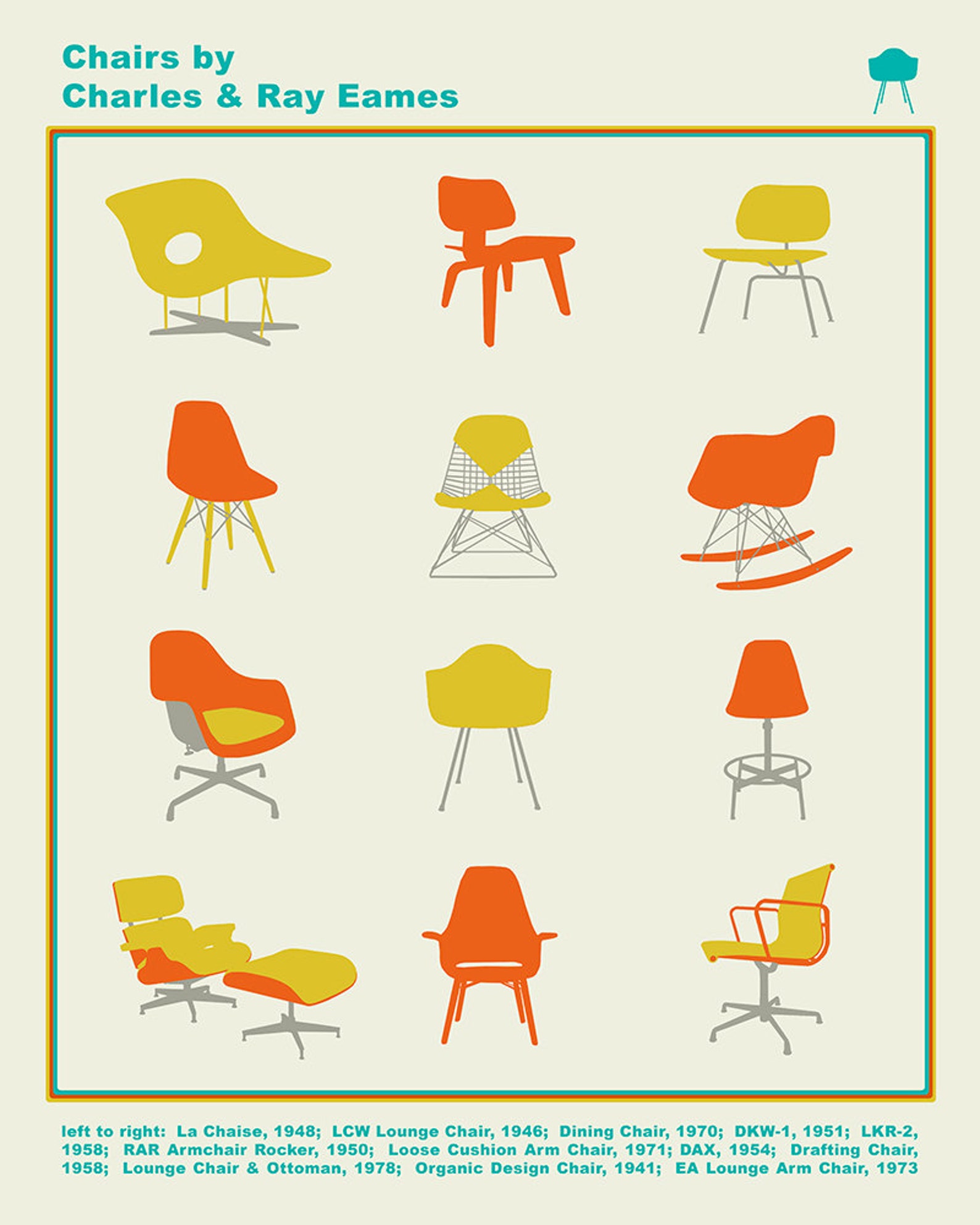 Etsy eames chair Clearance