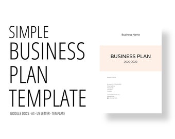 Business plan template Etsy Business plan template Etsy