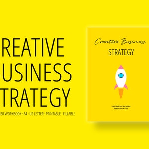 Creative Business Strategy business planner marketing, printable, fillable, business printable, coaching planner, digital workbook image 1