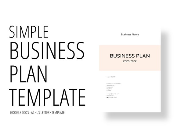 business plan google sheets template