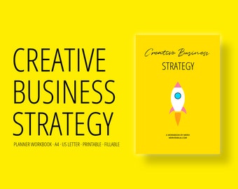 Creative Business Strategy Workbook  | business plan template, printable, editable planner, digital planner, business coaching
