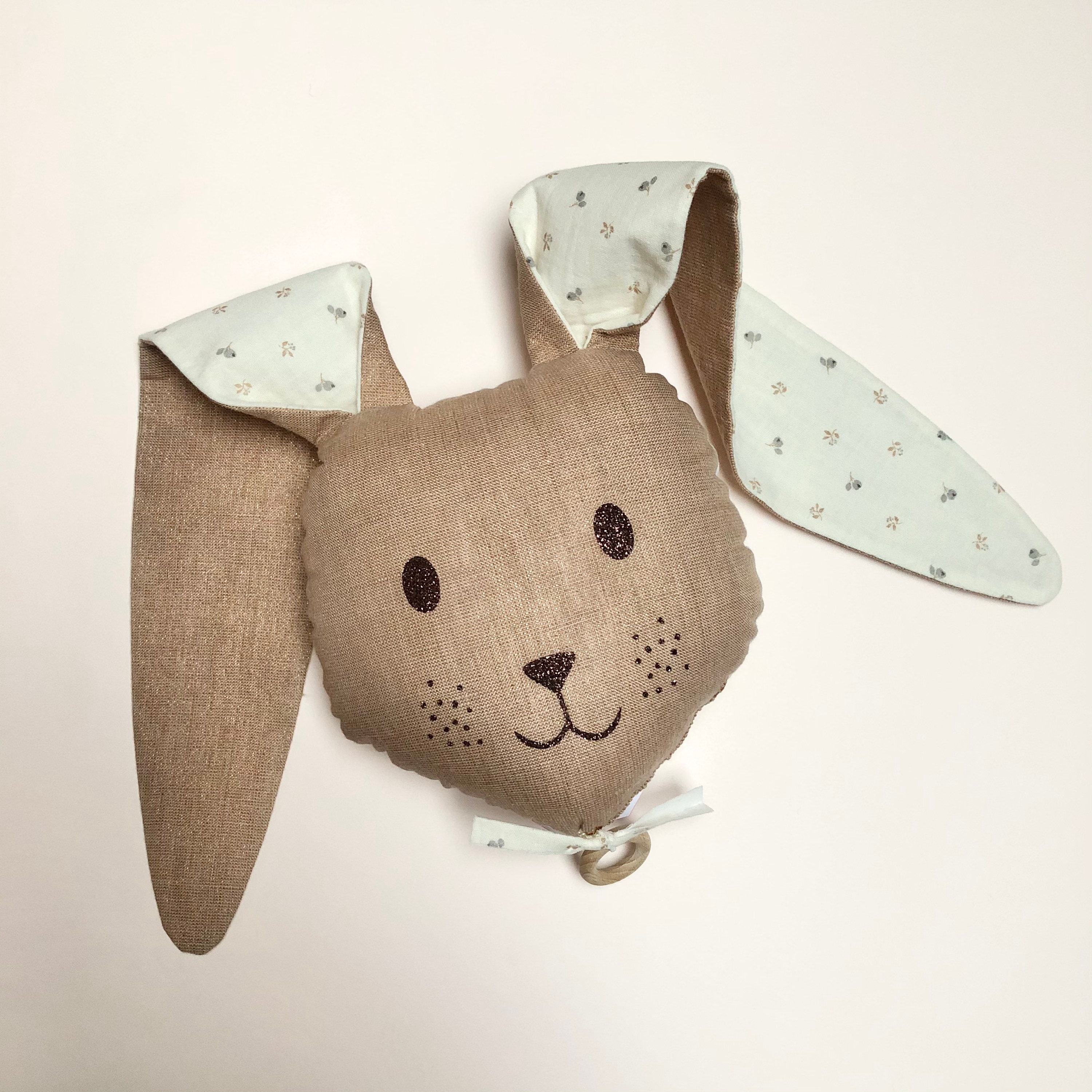 Mobile Musical Lapin Lin Caramel Irise Pour Cadeau De Etsy